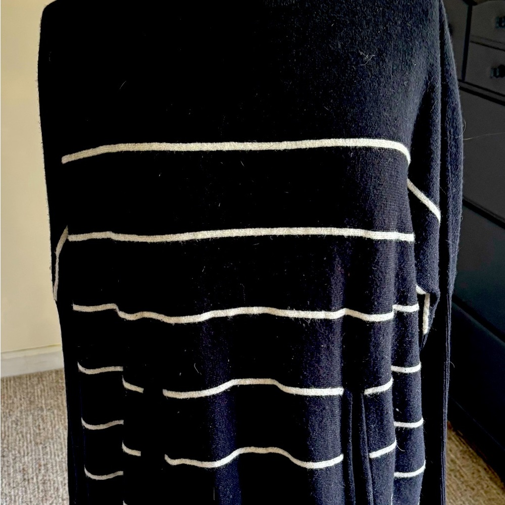 Garnet Hill Turtleneck Sweater with pocket detail